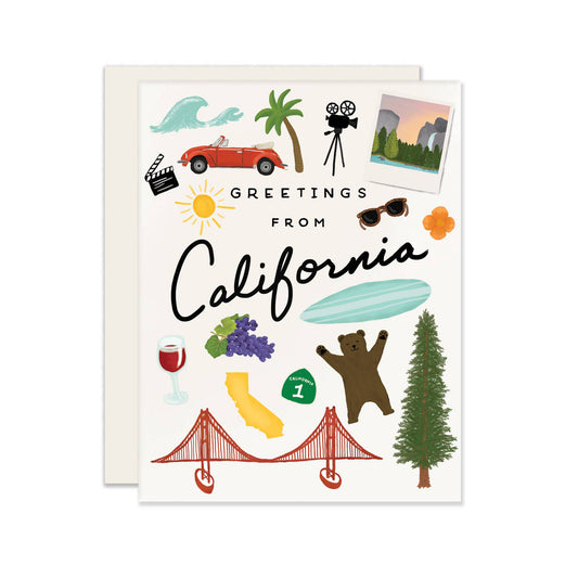 Greetings from California Card | Slightly Stationery