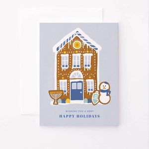 Hanukkah Gingerbread Holiday Card