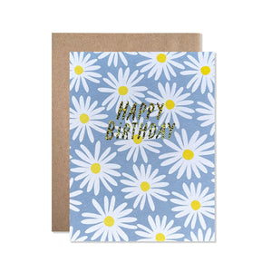 Blue Daisies Birthday Card | Hartland Brooklyn