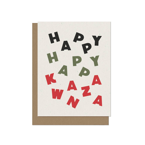 Happy Kwanzaa - Blank Holiday Card