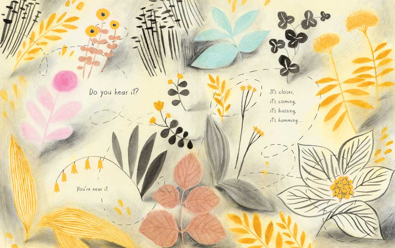 Illustrated interior pages of Honeybee By Kirsten Hall