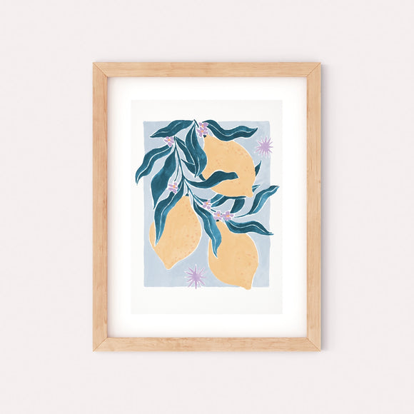 Lemons Art Print | Sister Paper Co.