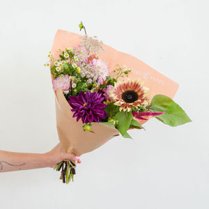 Grand sized Locally-Grown Flower Wrap from Native Poppy