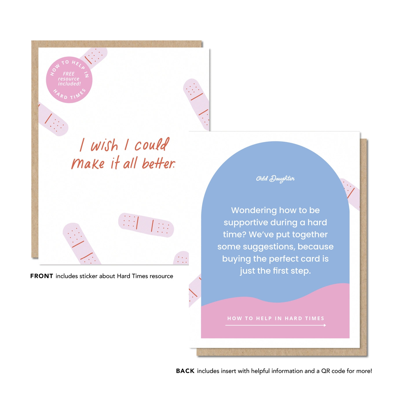 Make It All Better Card with sympathy card tips included