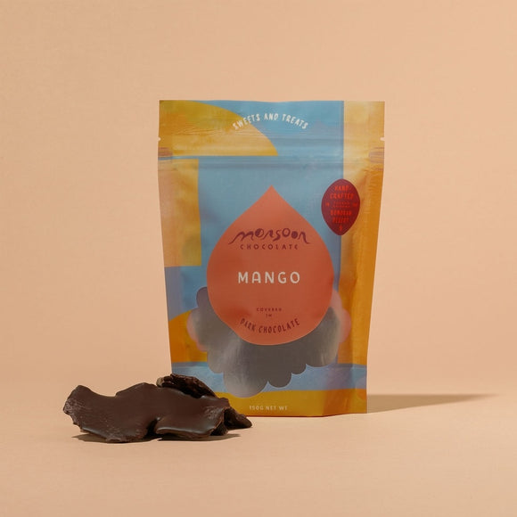 Mango Covered in Dark Chocolate from Monsoon Chocolate