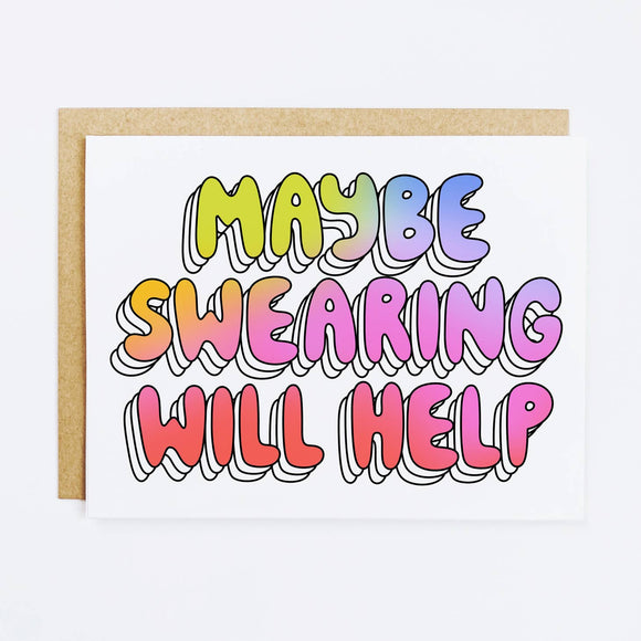 Maybe Swearing Will Help Card