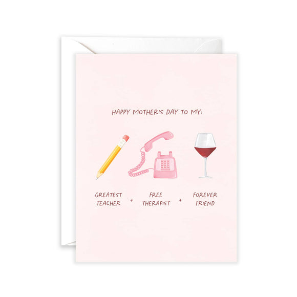 Mother's Day Roles Card