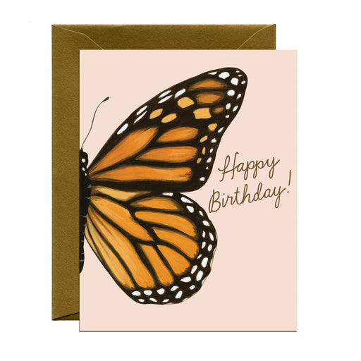 front of Monarch Butterfly Birthday Card from Yeppie Paper