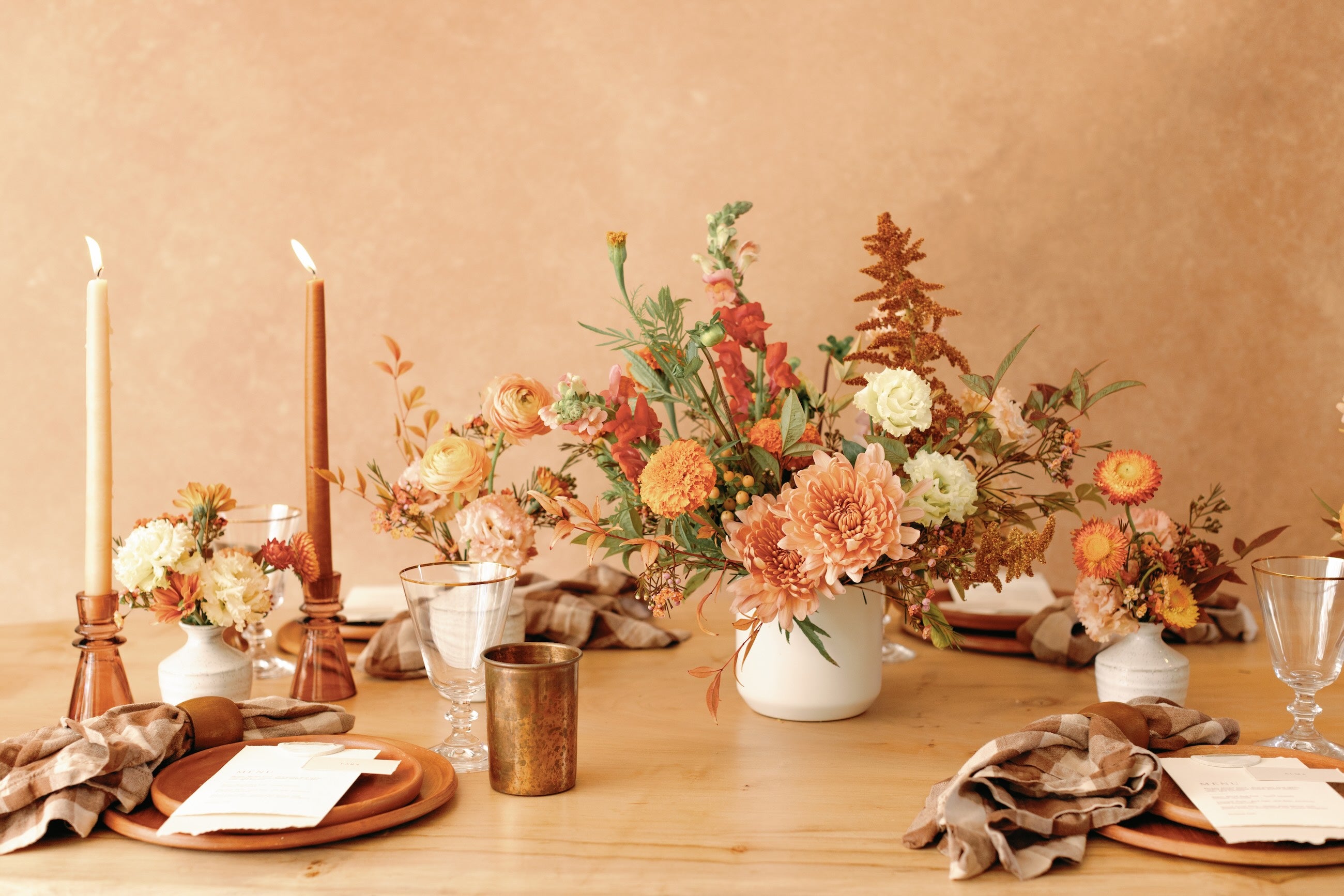 Thanksgiving flower arrangements from Native Poppy