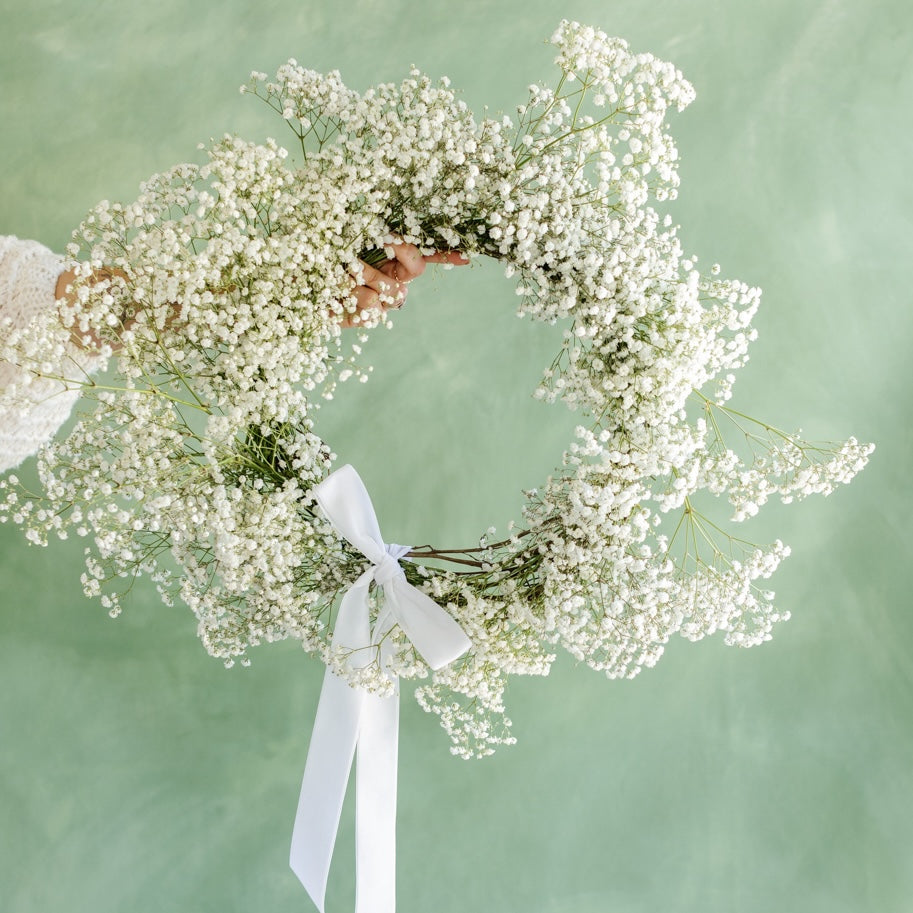 Snowball Blooms Wreath