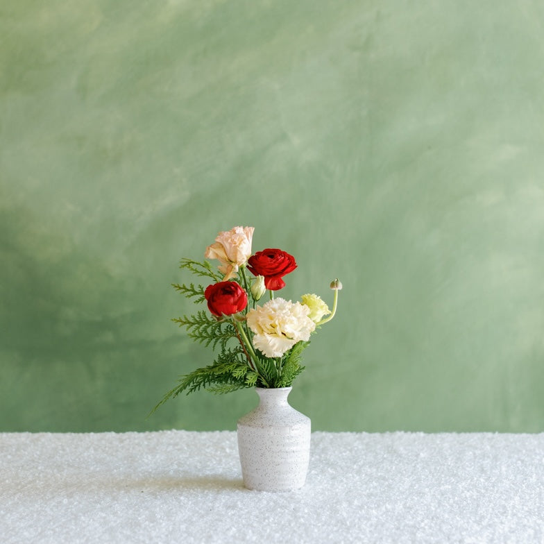 Medium Holiday Bud Vase Arrangement