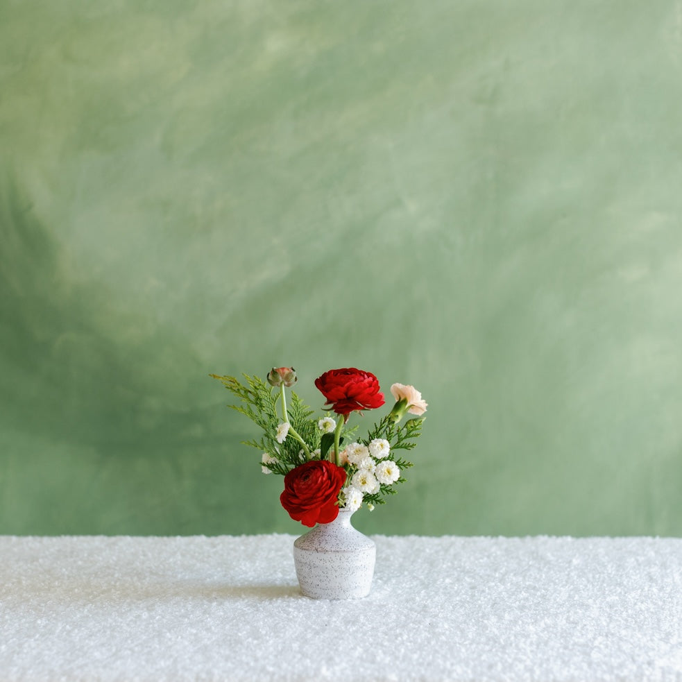 Small Holiday Bud Vase Arrangement