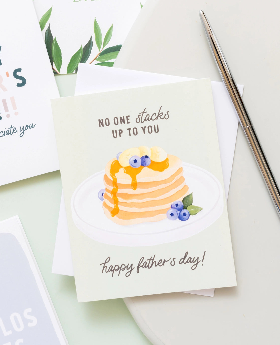 Pancake Stacks Father's Day Card
