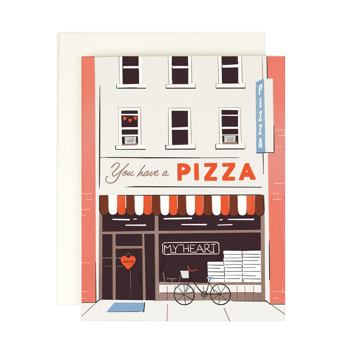 Pizza My Heart Card | Amy Heitman