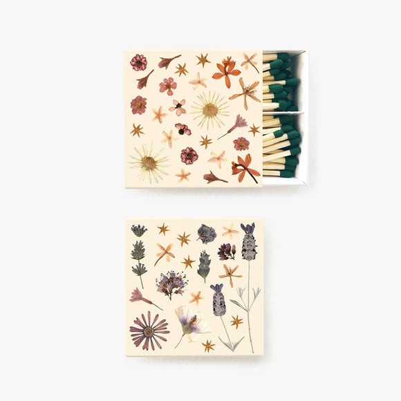 Pressed Flowers Matchbox