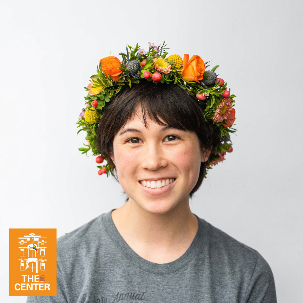 Rainbow Pride Flower Crown from Native Poppy - benefitting The Center