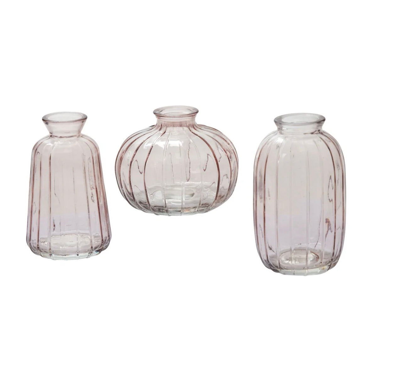 Pink Glass Bud Vase