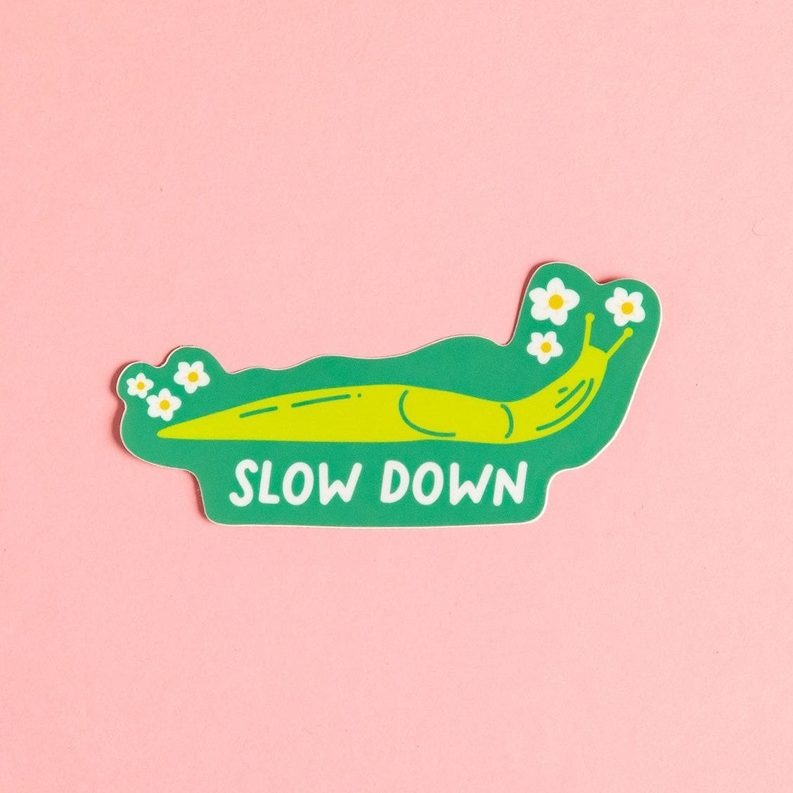 Slow Down Slug Sticker Graphic Anthology Native Poppy