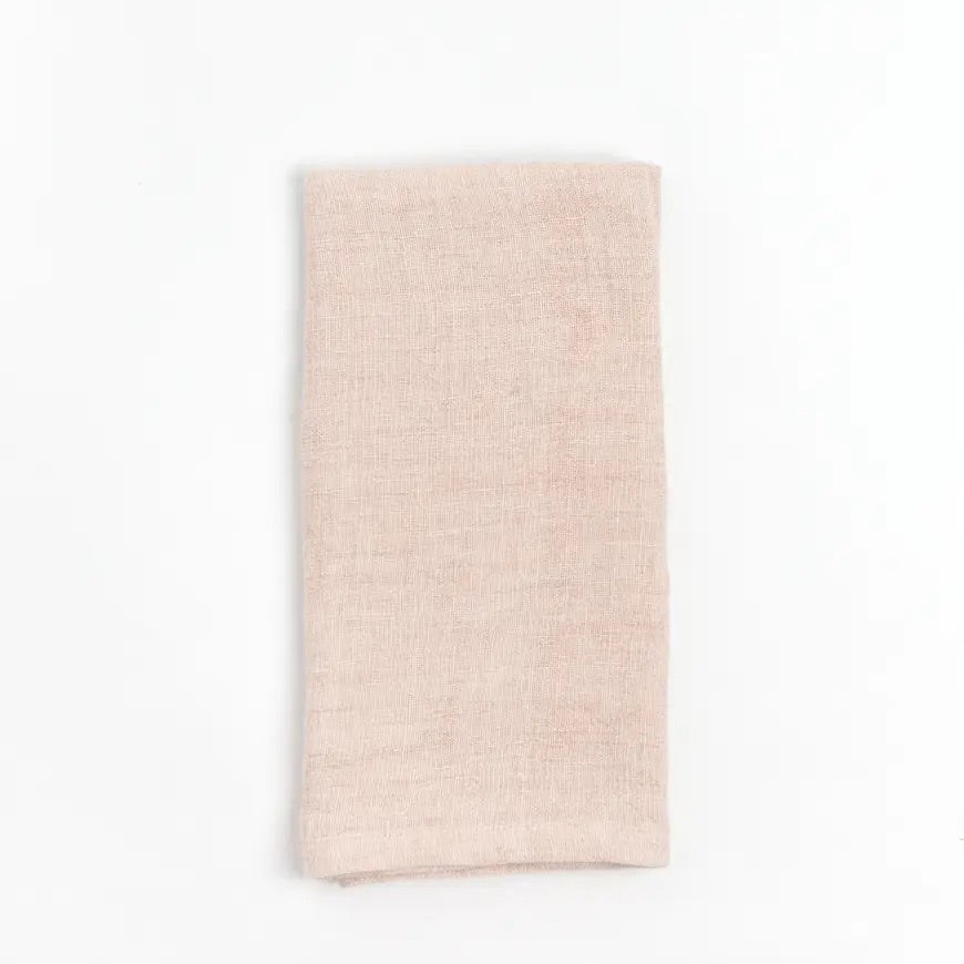 Nothing completes a tablescape like delicately soft stone washed linen napkins. These versatile colors are timeless classics that transition through all seasons. 
