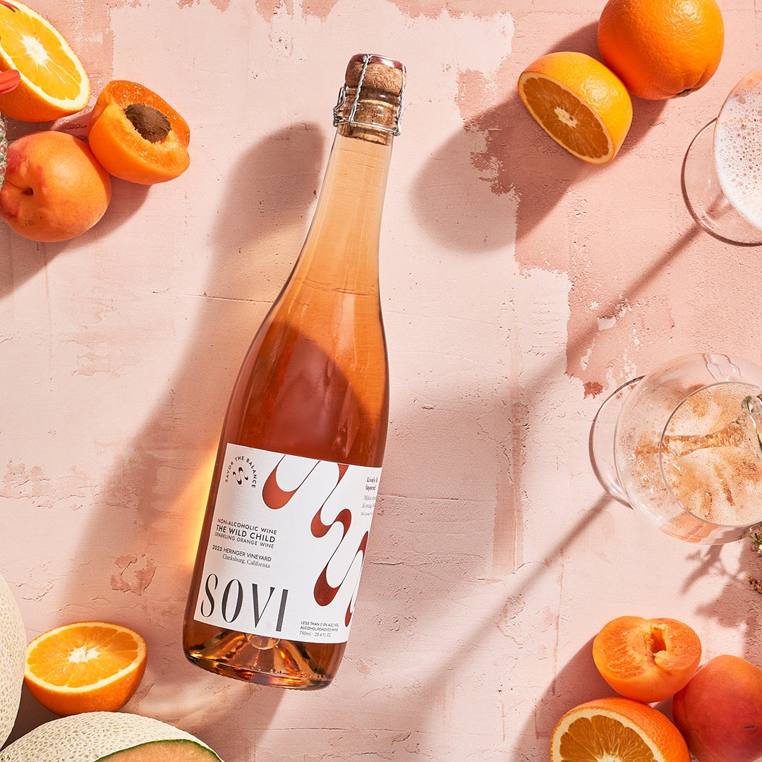 Sparkling Orange Non-Alcoholic Wine