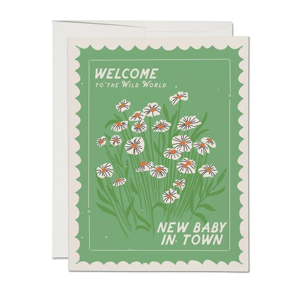 Wild World Baby Greeting Card