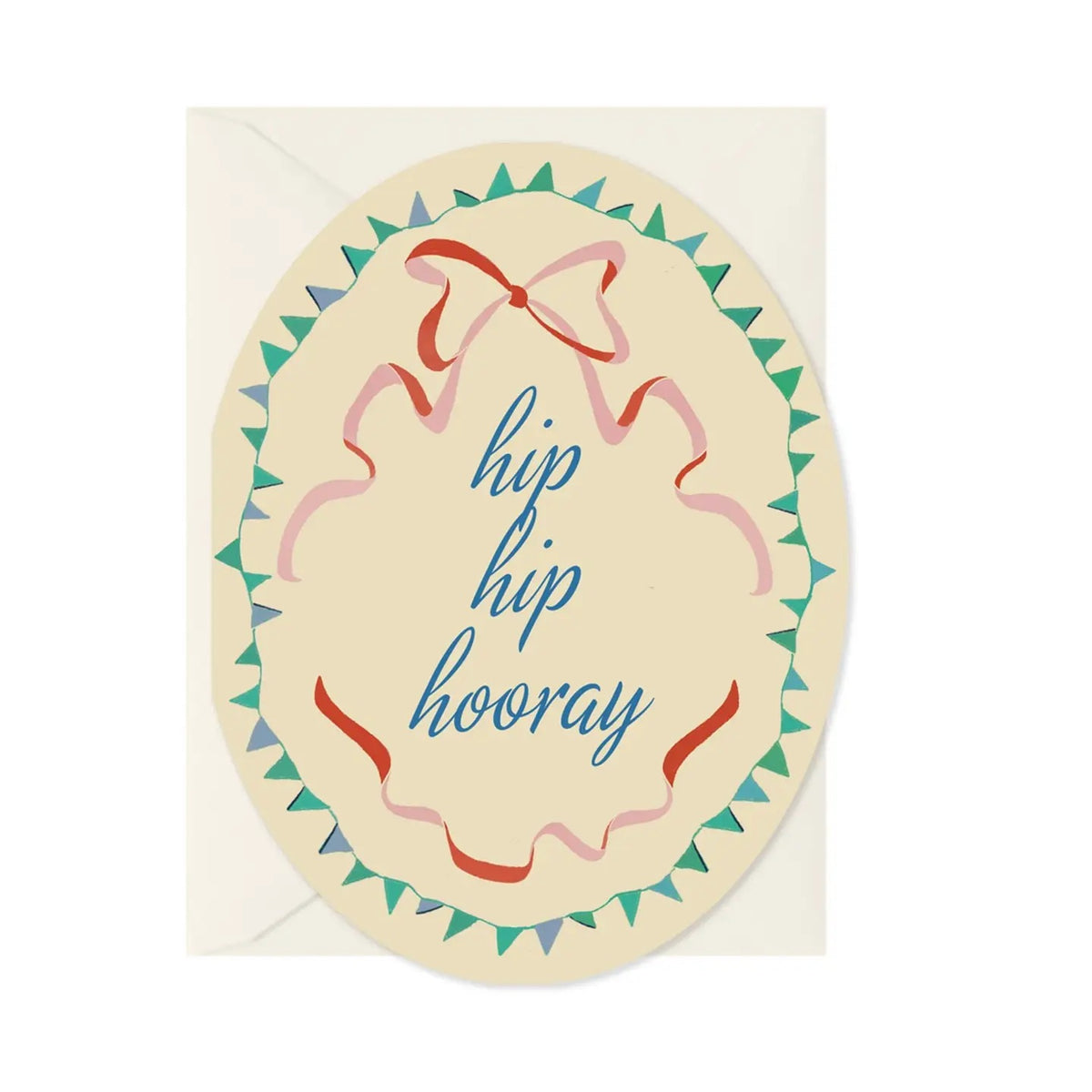 Hip Hip Hooray - Oval Card