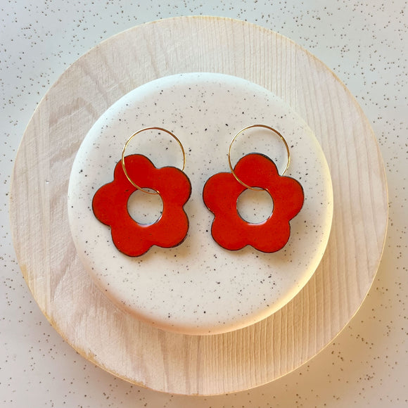 Rita Floral Hoop Earrings | Old Friend