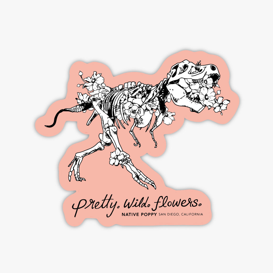 Florasaurus Sticker