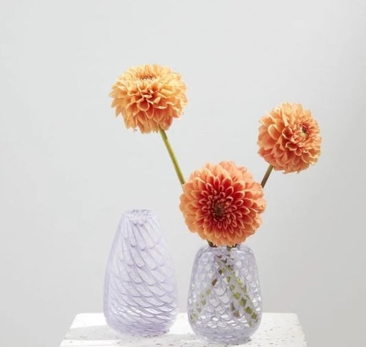 Flutter Glass Bud Vase