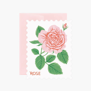 Rose Stamp Greeting Card | Oana Befort
