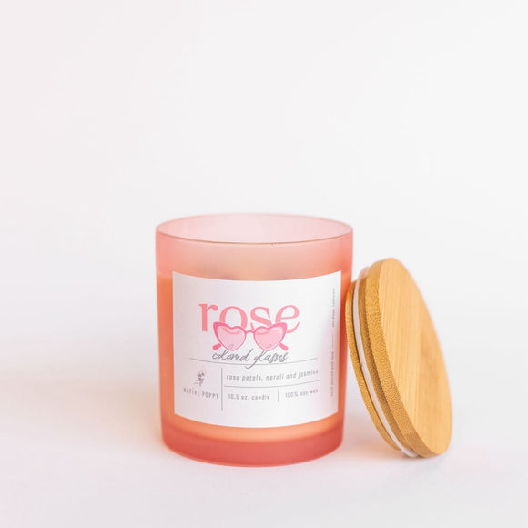Rose Colored Glasses Candle | Native Poppy