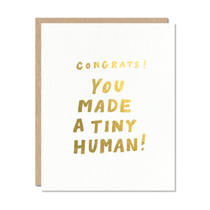 Congrats You Made A Tiny Human Card | Odd Daughter
