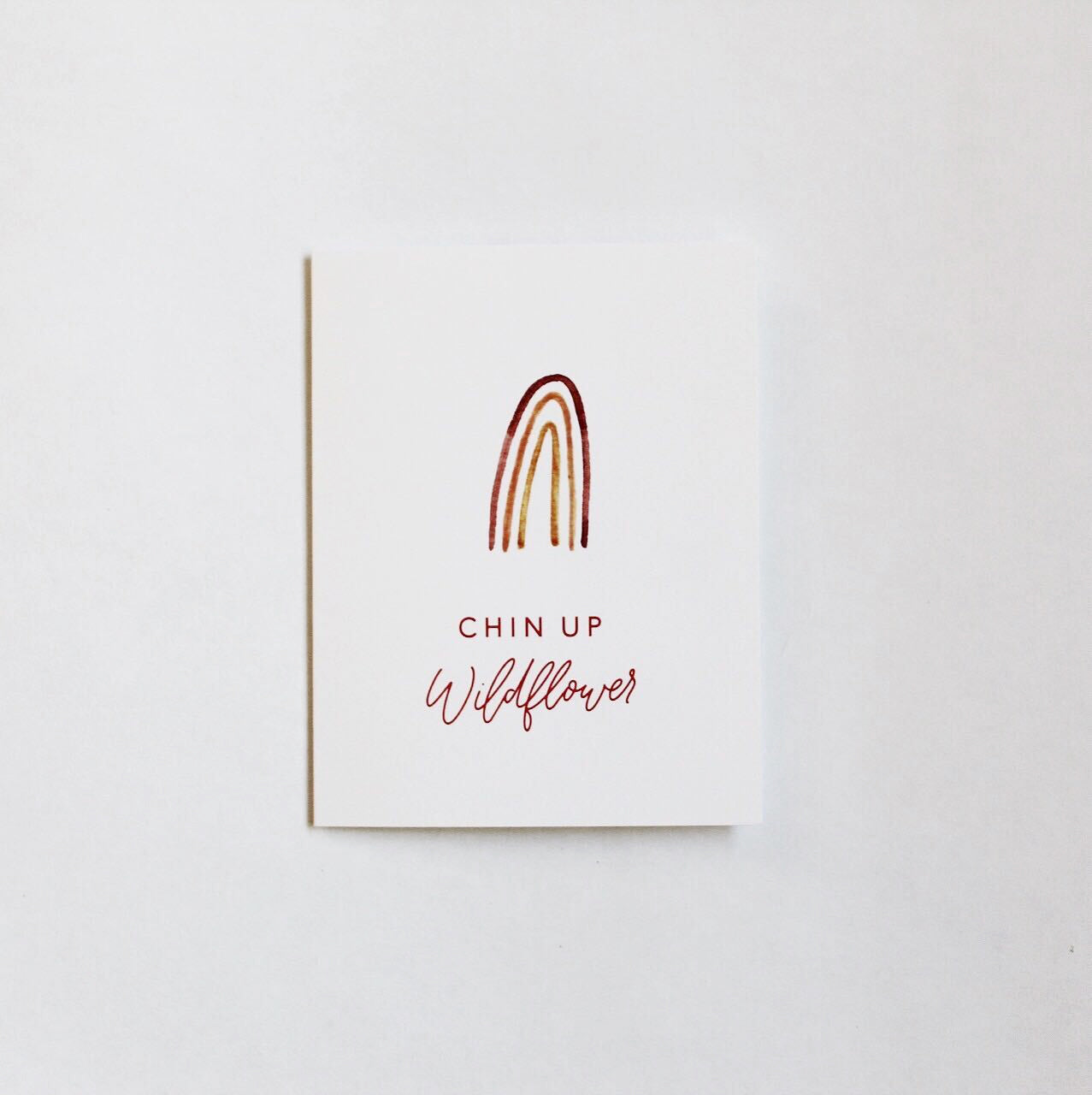 Chin Up Wildflower Card | Native Poppy