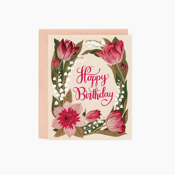 Garden Birthday Card from Oana Befort