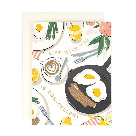 Life With You is Eggcellent Card | Amy Heitman