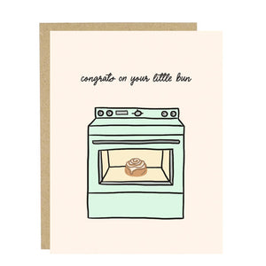 Congrats on your little bun card