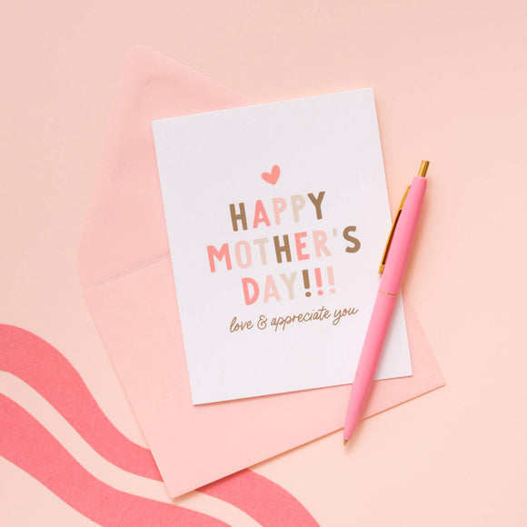 Mother's Day Appreciation Card