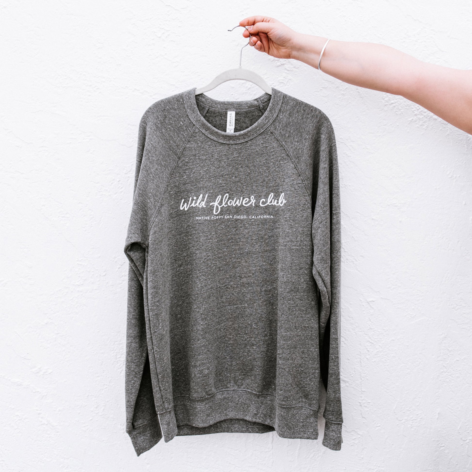Wild Flower Club Sweatshirt - Gray