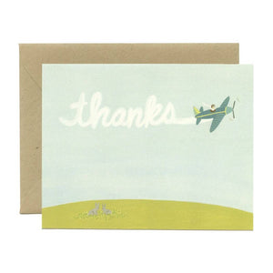 Skywriting Thank You Card | Yeppie Paper