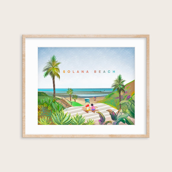 Solana Beach Art Print from Kat Kerth Studio