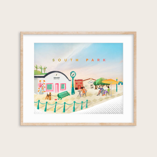 South Park Art Print from Kat Kerth Studio