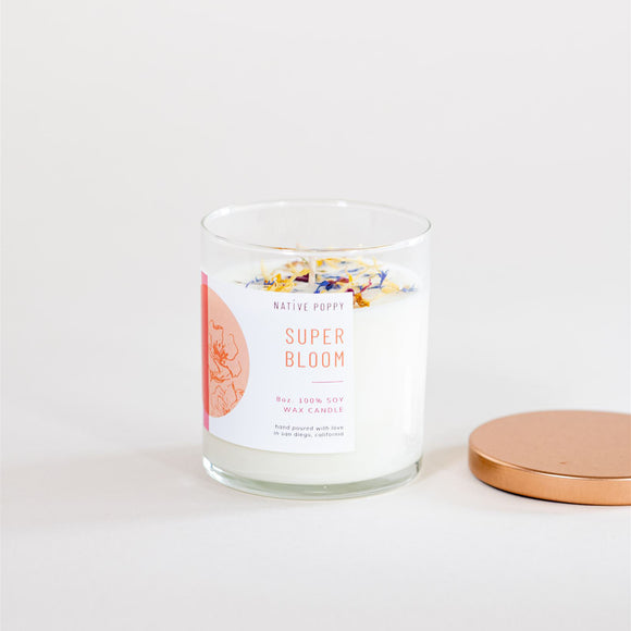 Super bloom candle from Native Poppy