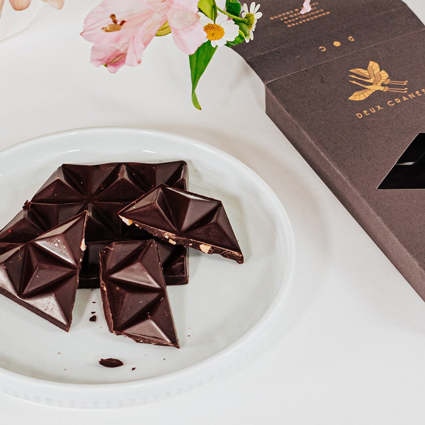 Dark Chocolate and Caramelized Hazelnuts Bar