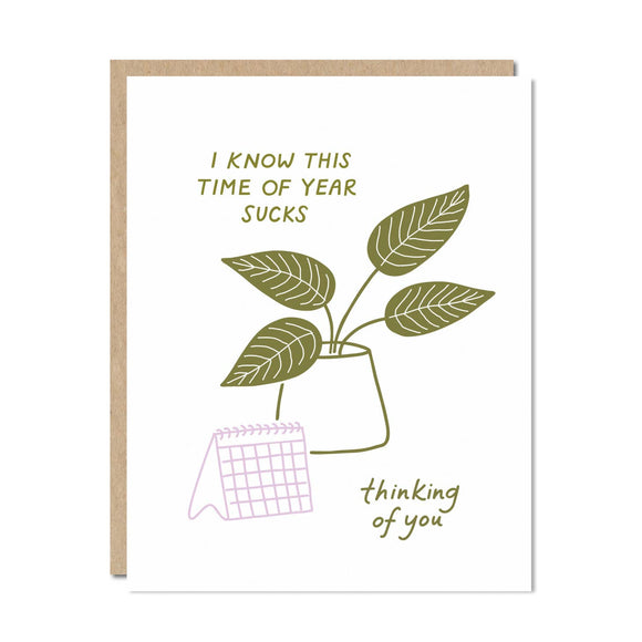 Tough Time of Year Card | Odd Daughter