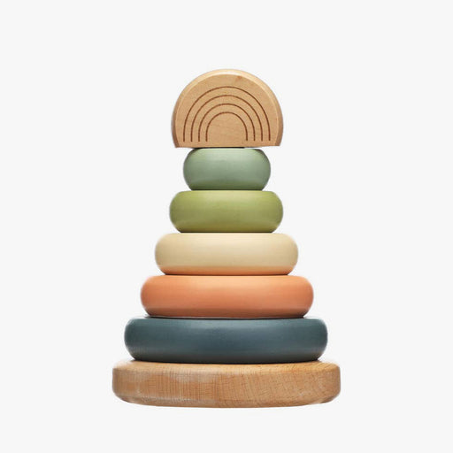 Wooden Stacking Rainbow Toy | Pearhead