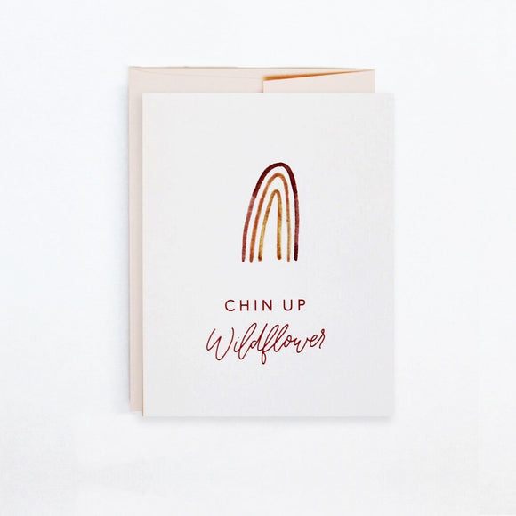 Chin Up Wildflower Card | Native Poppy