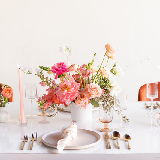Classic centerpiece flower arrangement from Native Poppy