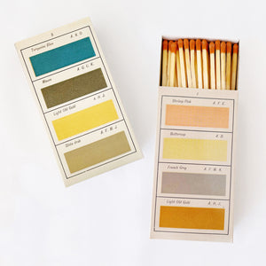 Painter's Notebook match book - color swatch matchbox