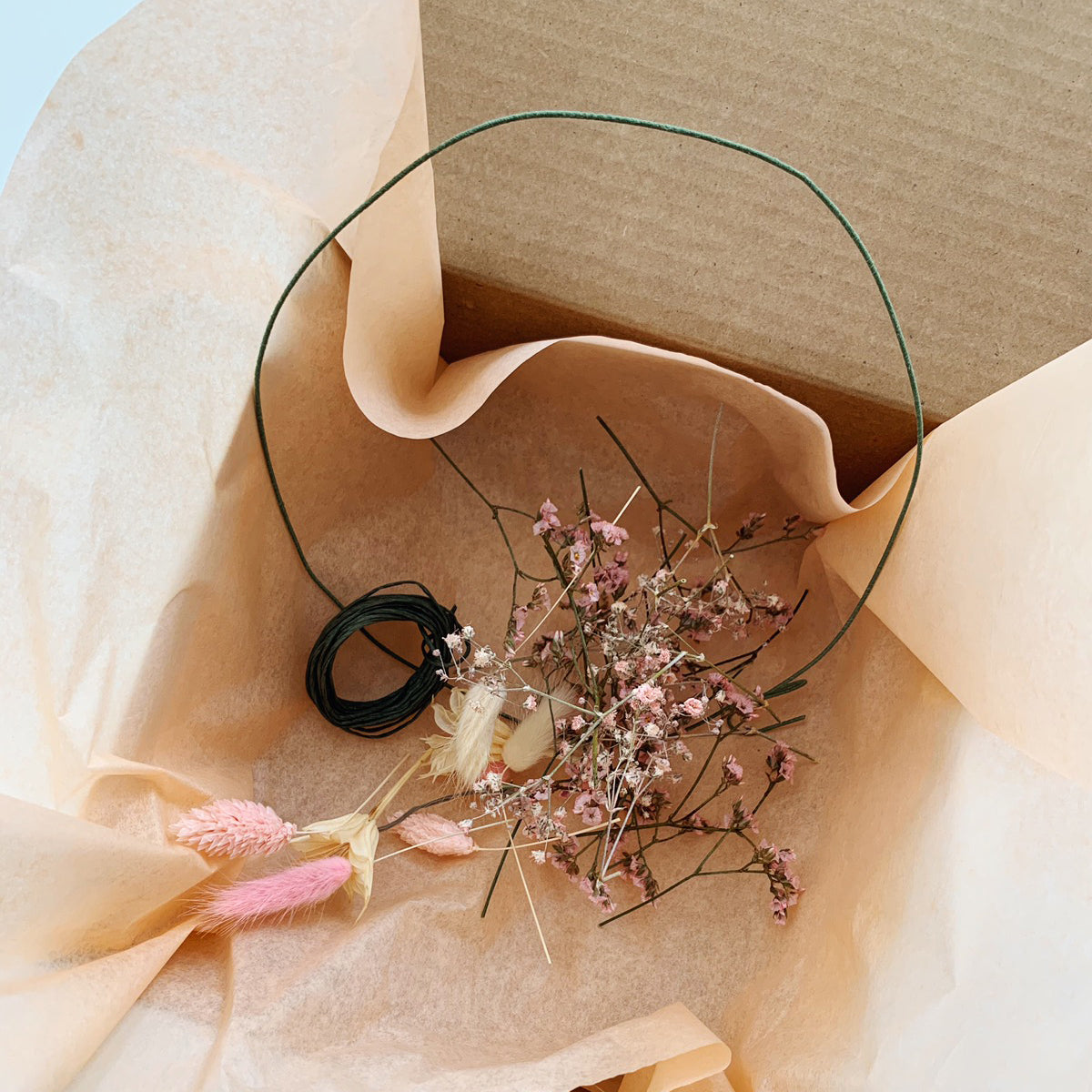 Dried flower crown DIY Kit