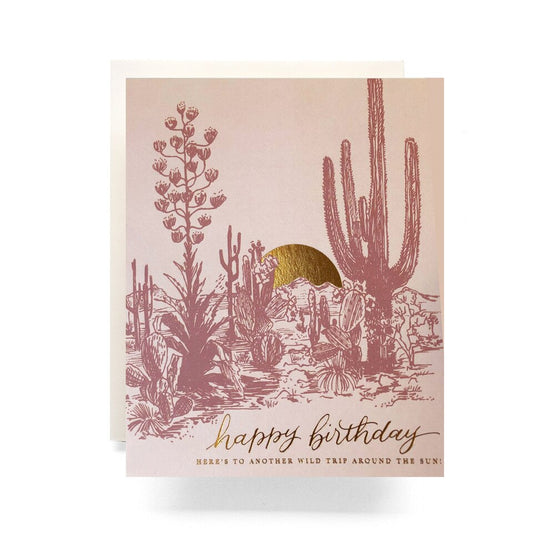Happy Birthday Around the Sun Card | Antiquaria